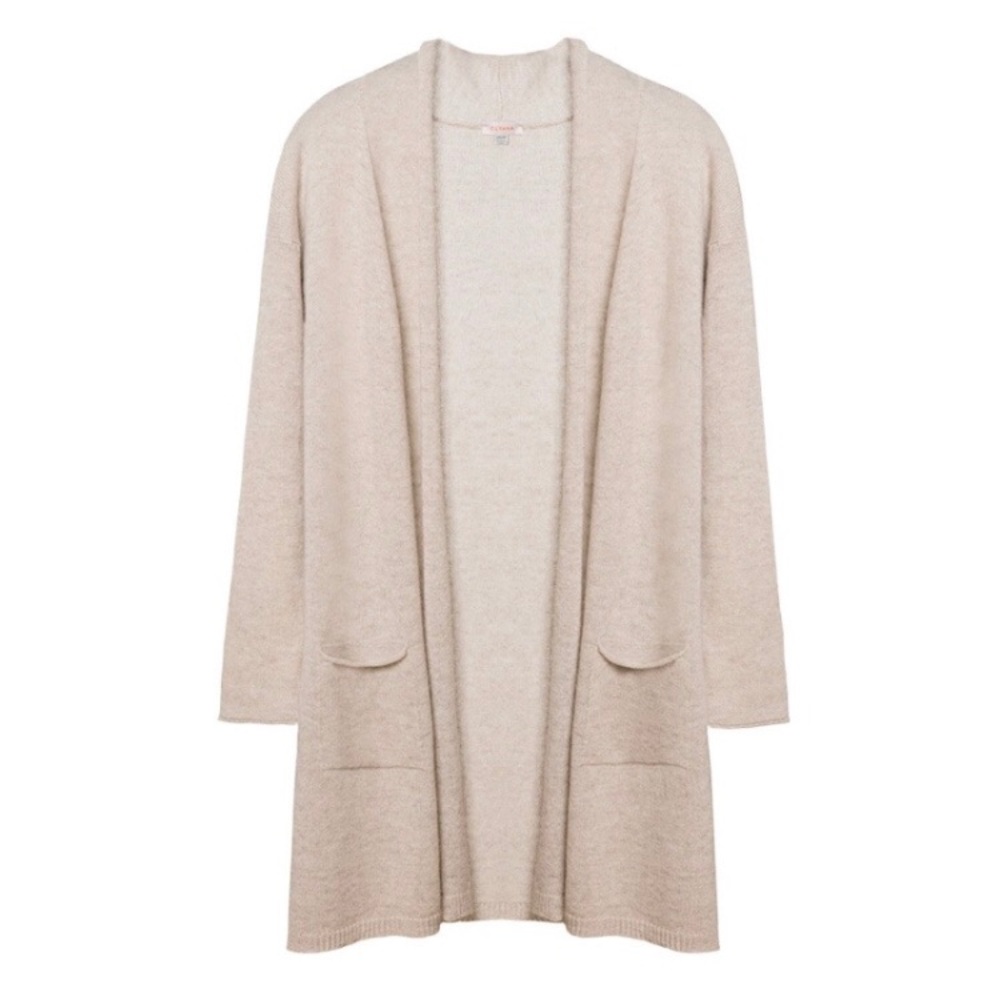 Cuyana Open Front Cashmere Cardigan